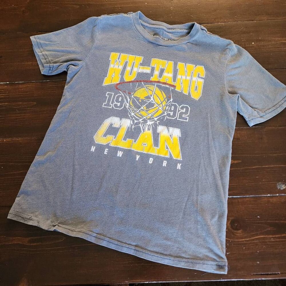 Wu-Tang Clan New York Gray Graphic Tshirt Size 8